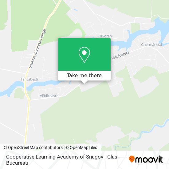 Cooperative Learning Academy of Snagov - Clas map