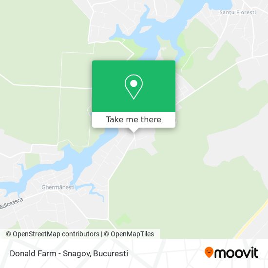 Donald Farm - Snagov map