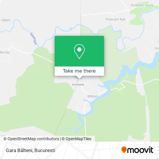 Gara Bălteni map