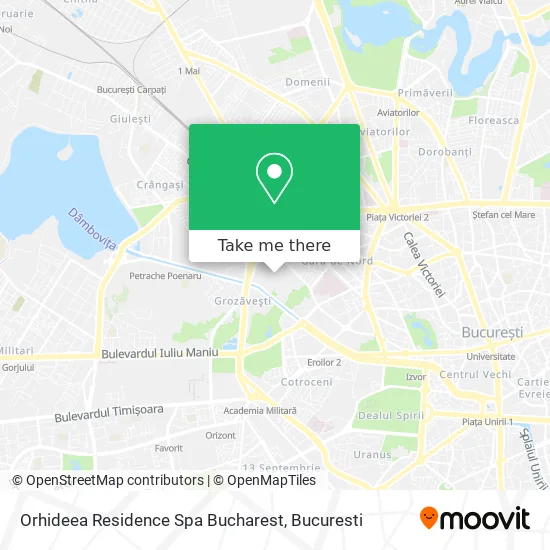 Orhideea Residence Spa Bucharest map