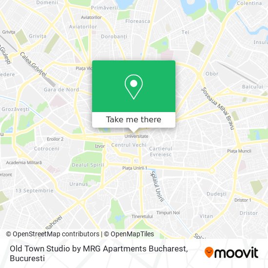 Old Town Studio by MRG Apartments Bucharest map