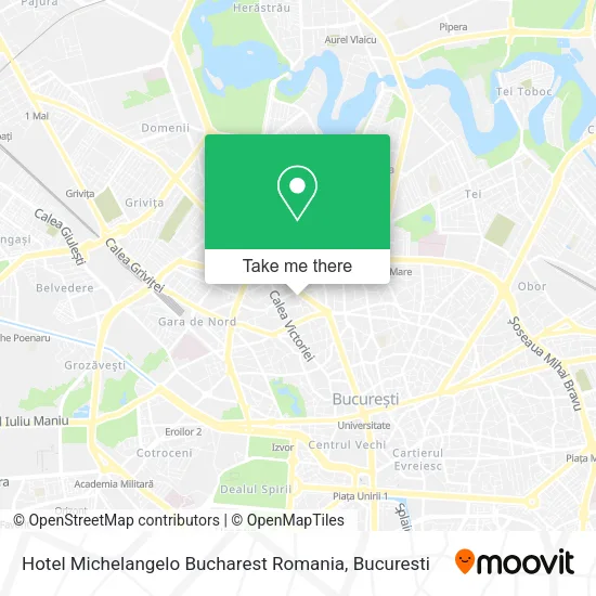 Hotel Michelangelo Bucharest Romania map