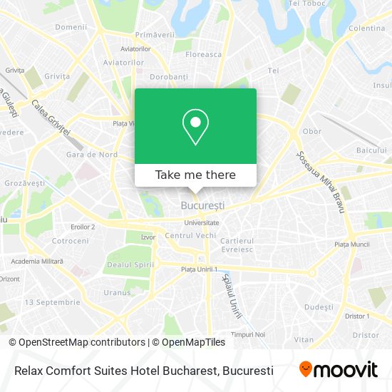 Relax Comfort Suites Hotel Bucharest map