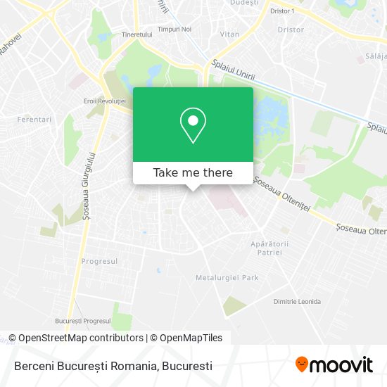 Berceni București Romania map