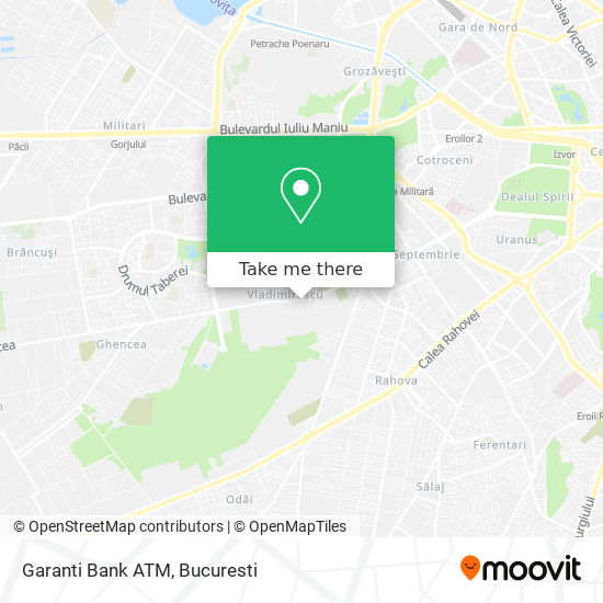 Garanti Bank ATM map