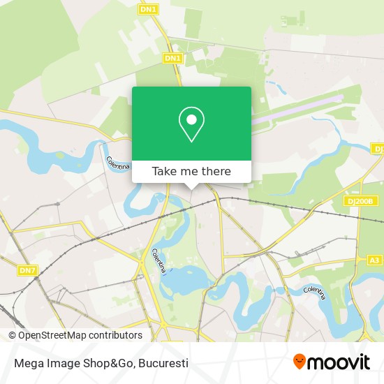 Mega Image Shop&Go map