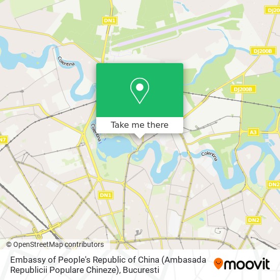Embassy of People's Republic of China (Ambasada Republicii Populare Chineze) map