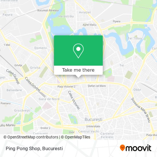 Ping Pong Shop map