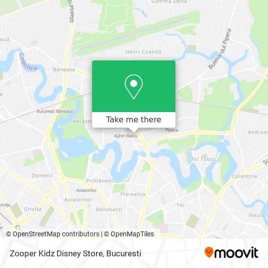 Zooper Kidz Disney Store map