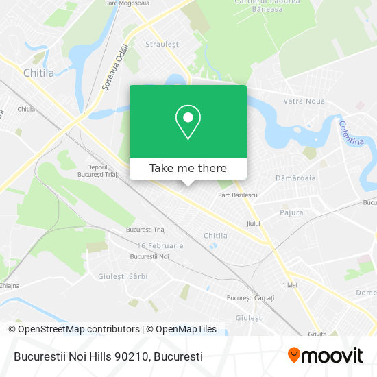 Bucurestii Noi Hills 90210 map