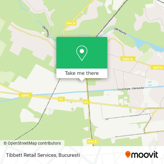 Tibbett Retail Services map