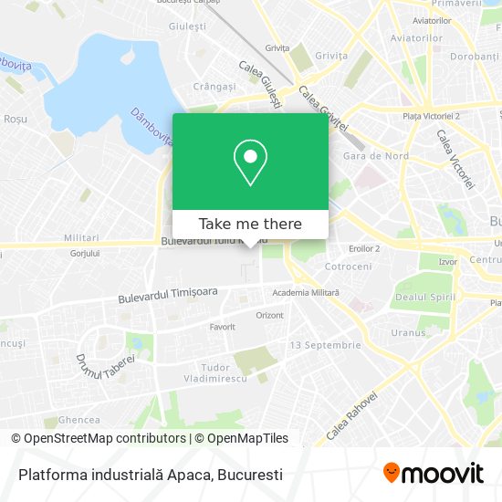 Platforma industrială Apaca map
