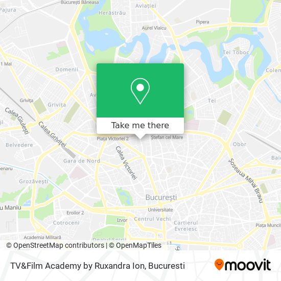 TV&Film Academy by Ruxandra Ion map
