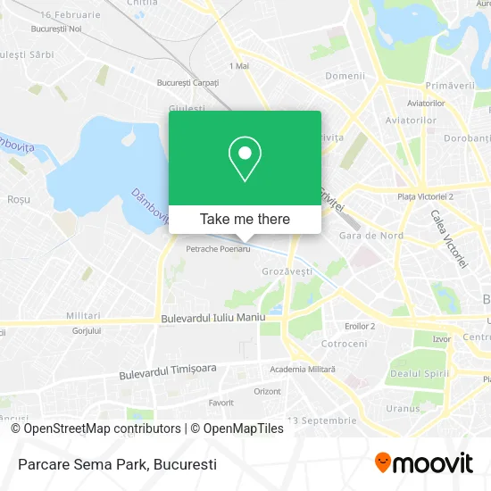 Parcare Sema Park map