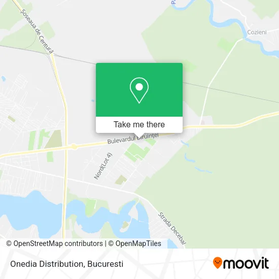 Onedia Distribution map