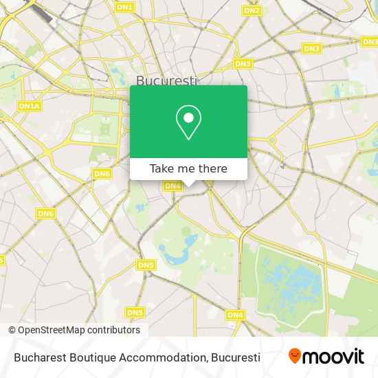 Bucharest Boutique Accommodation map