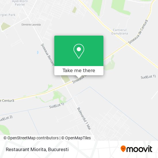 Restaurant Miorita map