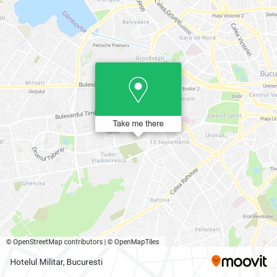 Hotelul Militar map