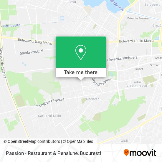 Passion - Restaurant & Pensiune map