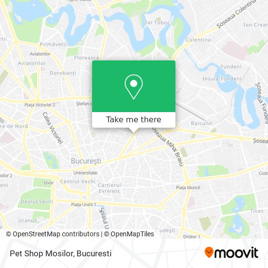 Pet Shop Mosilor map