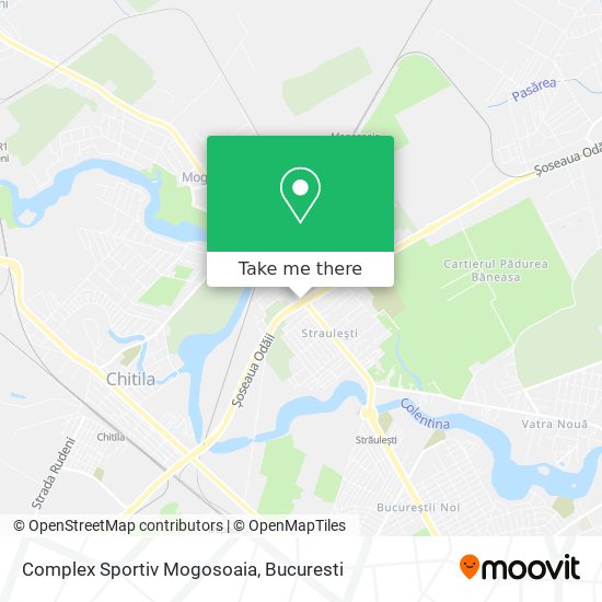 Complex Sportiv Mogosoaia map