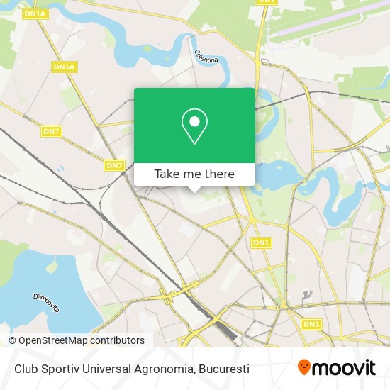 Club Sportiv Universal Agronomia map