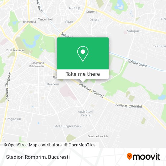 Stadion Romprim map