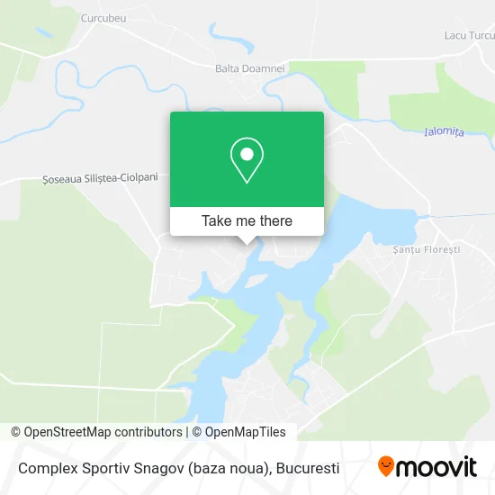 Complex Sportiv Snagov (baza noua) map