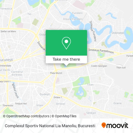 Complexul Sportiv National  Lia Manoliu map