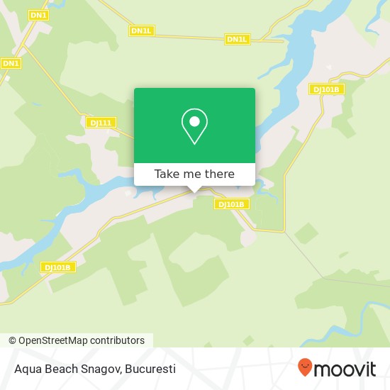 Aqua Beach Snagov map