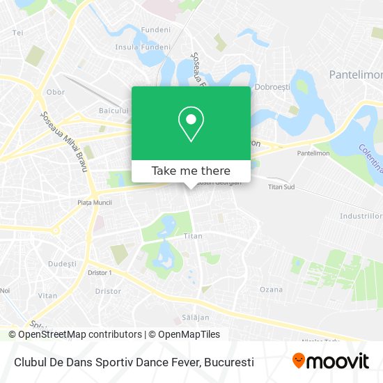 Clubul De Dans Sportiv Dance Fever map