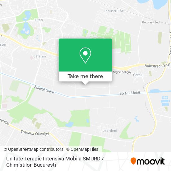 Unitate Terapie Intensiva Mobila SMURD / Chimistilor map