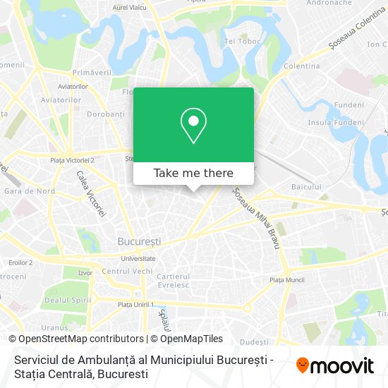 Serviciul de Ambulanță al Municipiului București - Stația Centrală map