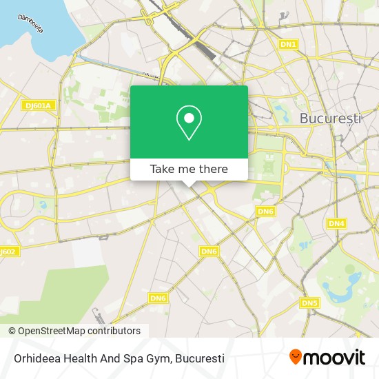 Orhideea Health And Spa Gym map