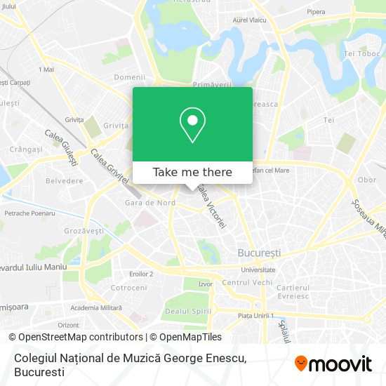 Colegiul Național de Muzică  George Enescu map