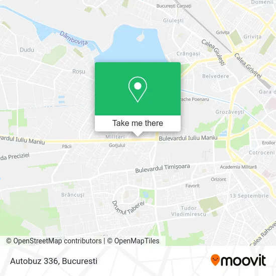 Autobuz 336 map