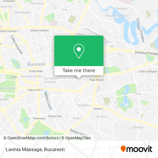 Lavinia Massage map