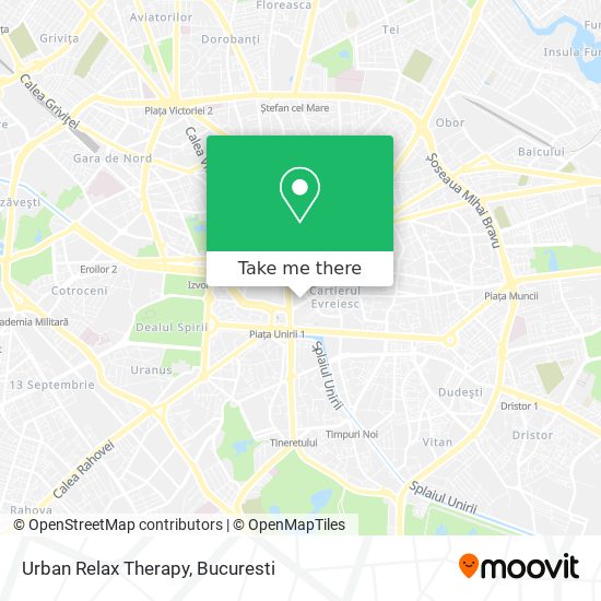 Urban Relax Therapy map