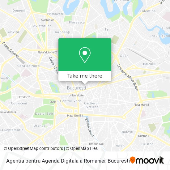 Agentia pentru Agenda Digitala a Romaniei map