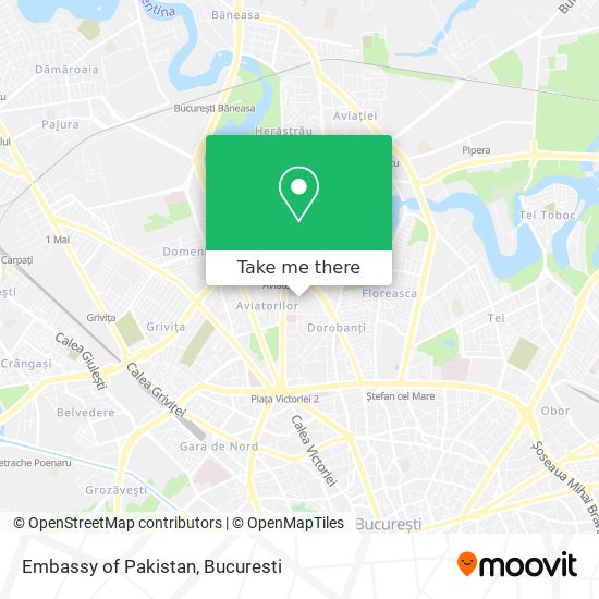 Embassy of Pakistan map