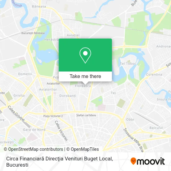 Circa Financiară Direcţia Venituri Buget Local map
