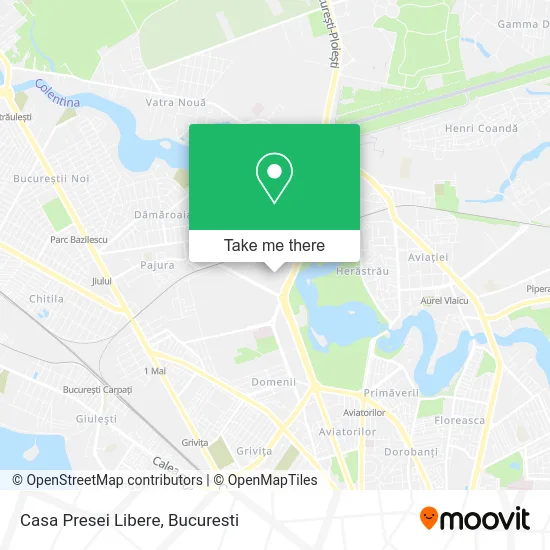 Casa Presei Libere map