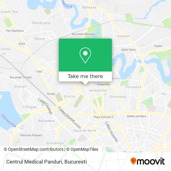 Centrul Medical Panduri map
