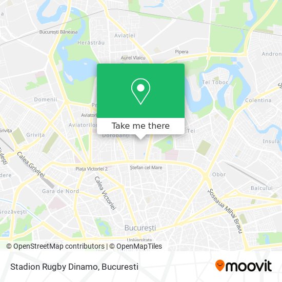 Stadion Rugby Dinamo map