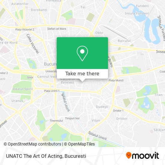 UNATC The Art Of Acting map