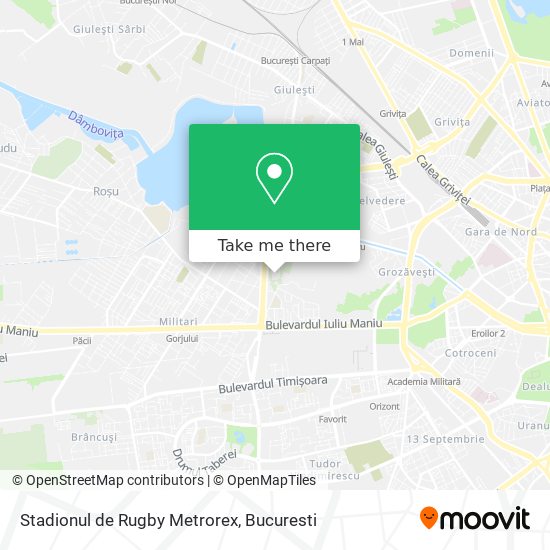 Stadionul de Rugby Metrorex map