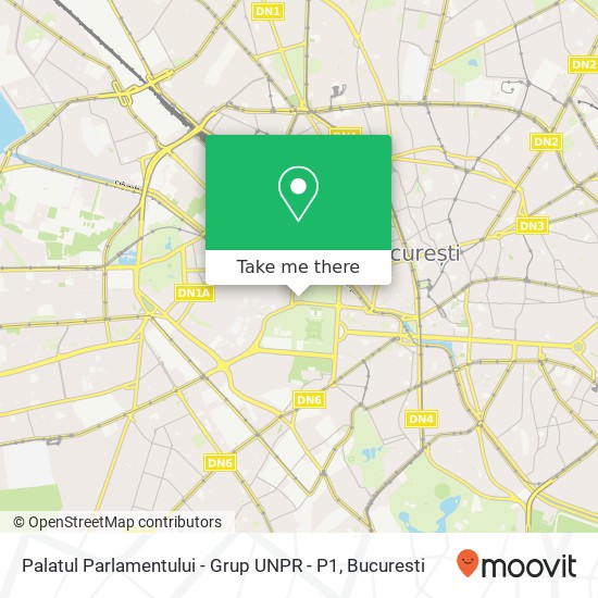 Palatul Parlamentului - Grup UNPR - P1 map