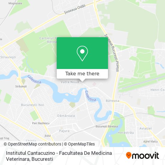 Institutul Cantacuzino - Facultatea De Medicina Veterinara map