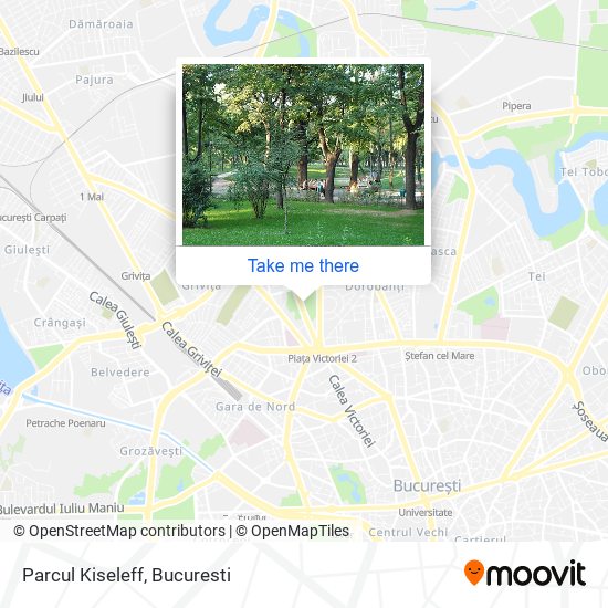 Parcul Kiseleff map