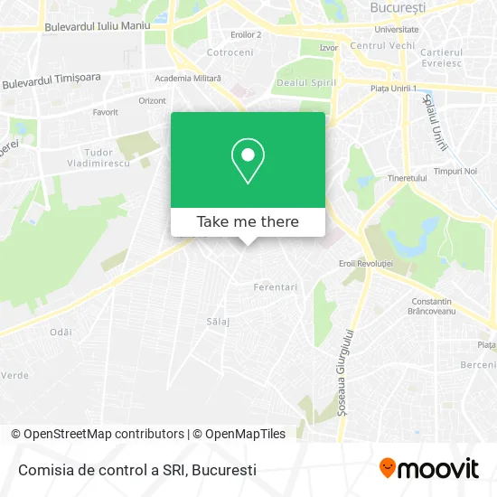 Comisia de control a SRI map